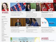 Tablet Screenshot of catherinemckinnellmp.co.uk